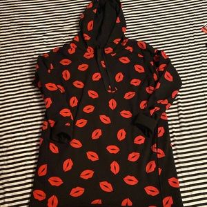 One of a Kind 💋 UGG Lip Print Hoodie Dress